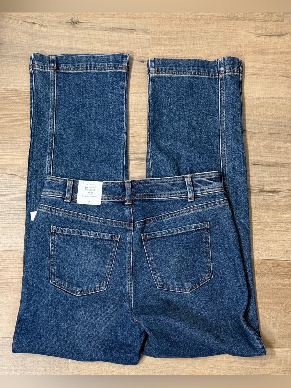 Talbots Relaxed Bootcut Leg Mid- Rise Jeans Women’s Size 2 New - Picture 5 of 8